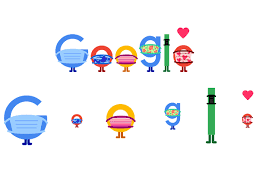 To learn more, search doodle for google in the search bar at the top of this website. Covid 19 Prevention Google S New Doodle Is A Reminder To Wear Face Masks And Maintain Social Distancing The Economic Times