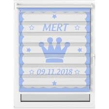 250x260 zebra perde deni̇zci̇ dijital baskı mavi kırmızı çocuk odası stor. Bebek Cocuk Genc Odasi Zebra Perde Modelleri Ve Fiyatlari