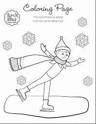 Do you do the elf on the shelf tradition in your home? Ice Skating Elf On The Shelf Coloring Page Free Printable Coloring Pages For Kids