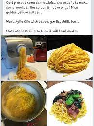 Orange Noodles Using Philips Noodle Maker Pasta Maker Phillips Pasta Maker Recipes Pasta Making Recipes