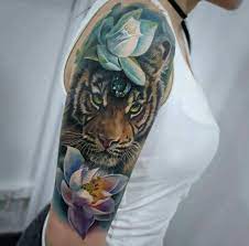 Tiger Tattoo Tiger Tattoo Sleeve Upper Arm Tattoos Wrist Tattoos For Guys