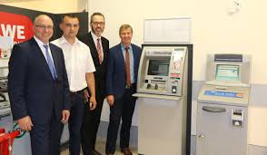 Geldautomat Und Kontoauszugsdrucker Im Rewe Markt Vr Bank Main Kinzig Budingen Eg