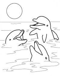 The dolphin is a marine and river mammal. Free Printable Dolphin Coloring Pages For Kids
