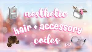 Get all the latest update, guide and redemption process here. Aesthetic Hair And Accessory Codes For Bloxburg And Rhs Roblox Youtube Coding Roblox Aesthetic Hair