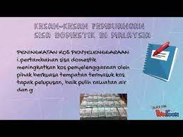 Cikgu shahila corner kajian kerja kursus ting 1. Sisa Domestik Hadif Eiman Youtube