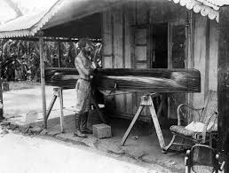 Horacio Quiroga en su casa arreglando el... - Archivo General de ...