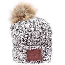 Black Speckled Pom Beanie Black Pom Pom Beanie Love Your Melon Leather Patches