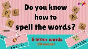 Microsoft word is the most commonly used word processor for personal and professional use. Spelling Of Words 6 Letter Scrabble Word Games 1 By Babya Nursery Channel Youtube