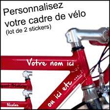 stickers autocollant cadre velo personnalise lot de 2 sport velo cyclisme destock stickers autocollant velo autocollant cadre de velo