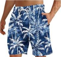 Miqool Mens Swim Trunks Quick Dry Beach Board Shorts Hawaiian Bathing Suits  Swimwear with Pockets, Regular & Big & Tall