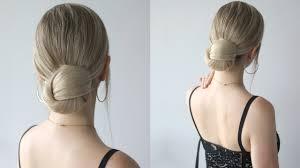 A low bun is a classic hairstyle, which is popular for many occasions and especially for weddings. How To Sleek Low Bun Hairstyle Slick Bun Youtube