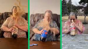 All Of Sandybepsycho S Grandma Sandy S Coke And Mentos Fails Youtube