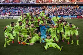 Maybe you would like to learn more about one of these? Barcelona Lifts La Liga Trophy Psg And Benfica Also Seal Titles Arab News