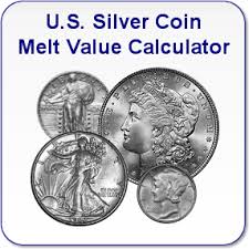 Silver Coin Melt Values Single U S Silver Coins
