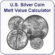 silver coin melt values single u s silver coins