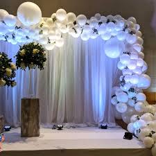 Wedding White Ivy Balloon Decor Wedding Balloon Decorations Ballon Decorations Tent Decorations