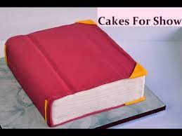 We will show you step by step! Making A Book Cake Youtube
