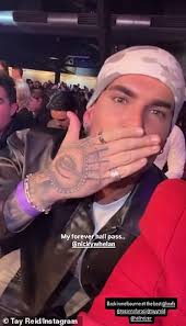 Love Island Australia's Taylor Reid, 28, enjoys date night with his  'forever hall pass' Nicky Whelan, 44