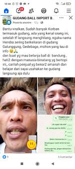 Muka kaya tai si penipu berulah saya pantau di gudang Galunggung kalo ia  orang ini suka stand by di p gede bage gudang Galunggung 👊 Ayoo sodara ku  batasi ruang gerak para