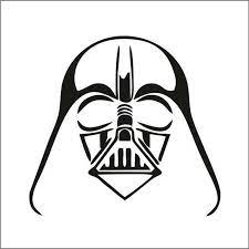 Darth Vader Decal Sticker Choose Size Color Star Wars Star Wars Stencil Star Wars Drawings Darth Vader Drawing