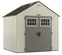Buy outdoor barns and sheds from the amish in pa. Amazon Com Suncast 8 X 7 Tremont Storage Shed With Windows Outdoor Storage For Backyard Tools And Accessories All Weather Resin Material Transom Windows And Shingle Style Roof Garden Outdoor