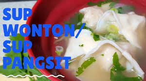Resep pangsit rebus isi ayam ( pangsit kuah ) karena di kulkas ada stok kulit pangsit dan daging ayam, jadi teteh mau buat. Kuah Kaldu Tanpa Daging Resep Sup Wonton Sup Pangsit Rebus Youtube