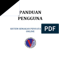 Panduan & langkah semakan penyata pencen online. Panduan Pengguna Semakan Penyata Onlinev3 1