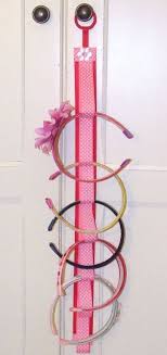 Ghena Pretty Hair ترتيب دبابيس و ربطات الشعر Handmade Headbands Ribbon Headbands Headband Holder