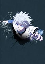 Killua Zoldyck 3d Art Killua Art Poster Prints