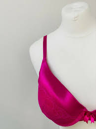 Ex Boux Avenue Boux Lace Boost Satin Magenta Bra v21 | eBay