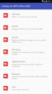 Learn Wps Hotkey Office For Android Apk Download