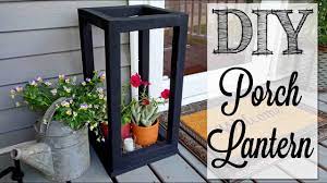 Home decorators collection antiqued wood candle hanging or tabletop lantern with beaded trim (set of 2) Diy Oversized Porch Lantern Youtube