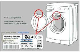 Modern technology has made washing and drying clothes easier. Washing Machine Model Number Location Fisher Paykel Product Help