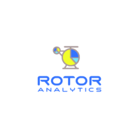 For Sale Rotor Analytics Helicopter Pie Chart Logo
