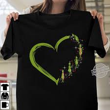 Lil miss grinch christmas tee, top, shirts for girls women. Official Grinch Heart Christmas Shirt Hoodie Tank Top And Sweater
