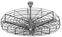 Buy leading edge commercial ceiling fan,56 dia,120v,wht 56011 at walmart.com Qmark Leading Edge Heavy Duty High Performance Industrial Ceiling Fans