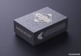 Small Cardboard Box Mockup In 2020 Box Mockup Cardboard Box Box