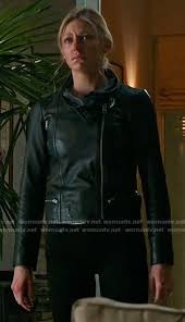 Josslyn S Leather Funnel Neck Jacket On Mistresses Leather Jacket Funnel Neck Jackets