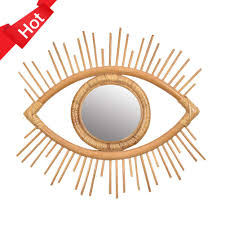 Three of the most prominent are: Nursery Natural Handmade Boho Wall Mirror Decor Eye Wall Decor Rattan Mirror This Spectacular Artistic Eye Shaped Mirror Is Also For The Living Room Bedroom Home Kitchen Com Mirrors