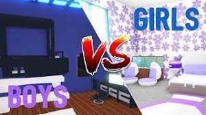 Boys Vs Girls Bedroom Design Ideas Building Hacks Roblox Adopt Me Space Mermaid Sugarcoffee Girl Bedroom Designs Boys Room Decor Girl Beds