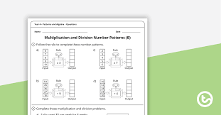 Worksheets on this page will provide the opportunity for children in a more advanced level of mathematics to practice algebra math problems. Patterns And Algebra Worksheets Year 4 Teaching Resource Teach Starter
