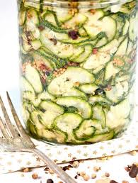 This homemade refrigerator pickled zucchini recipe is for you. Refrigerator Pickled Zucchini Zucchini Recipes Zucchini Pickles Pickling Recipes