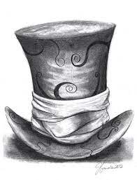Mad Hatters Hat Mad Hatter Day Hat Drawing Art