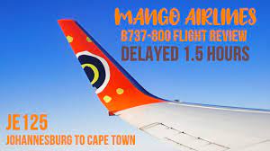Domestic flights in south africa are amongst the cheapest in the world. Mango Airlines Flight Review Budget Airline Johannesburg To Cape Town Jnb Cpt Delayed Flight Youtube