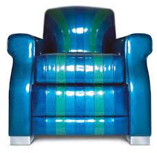 Todd Oldham Custom La Z Boy Recliner Todd Oldham In Vinyl Did I Die And Go To Heaven Todd Oldham Funky Furniture Blue Furniture