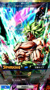 Also favor renaming lssj to ss berserk, which is more consistent with other names and because lssj isn't actually a thing in dbs. Ll Sp Blu Super Saiyan Broly Full Power Dbl30 03s Rating Dragon Ball Legends Blue