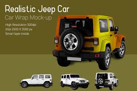 Off Road Car Mock Up Car Mocking Jeep