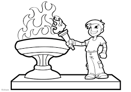 If your child loves interacting. Coloring Page Olympic Flame Free Printable Coloring Pages Img 26039