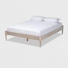 Queen Cielle French Bohemian Wood Platform Bed Frame White Baxton Studio Target The width should be exactly the same. queen cielle french bohemian wood platform bed frame white baxton studio