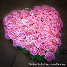 The 36 best cut flowers to feed your floral arranging habit all summer long | shifting roots. Pink Rose Heart The Cottage Garden Flower Shop Dunstable S Original Florists Pink Rose Funeral Flowers Pink